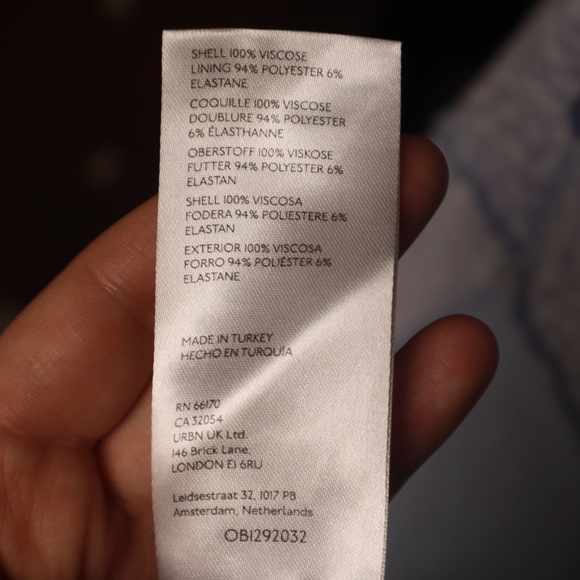 SOLD • HOST PICK 🎉 Urban Outfitters Geometric Deep V-Neck Wrap Dress Size S-P - Picture 13 of 13